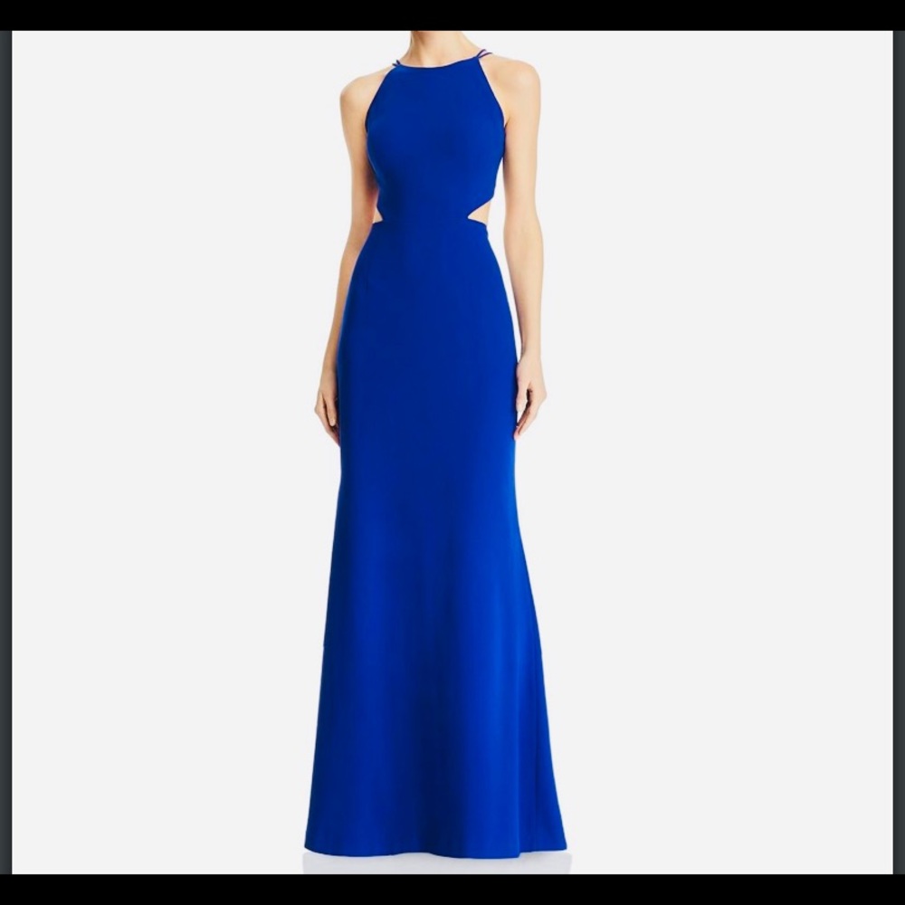 Crepe Cut Out Gown